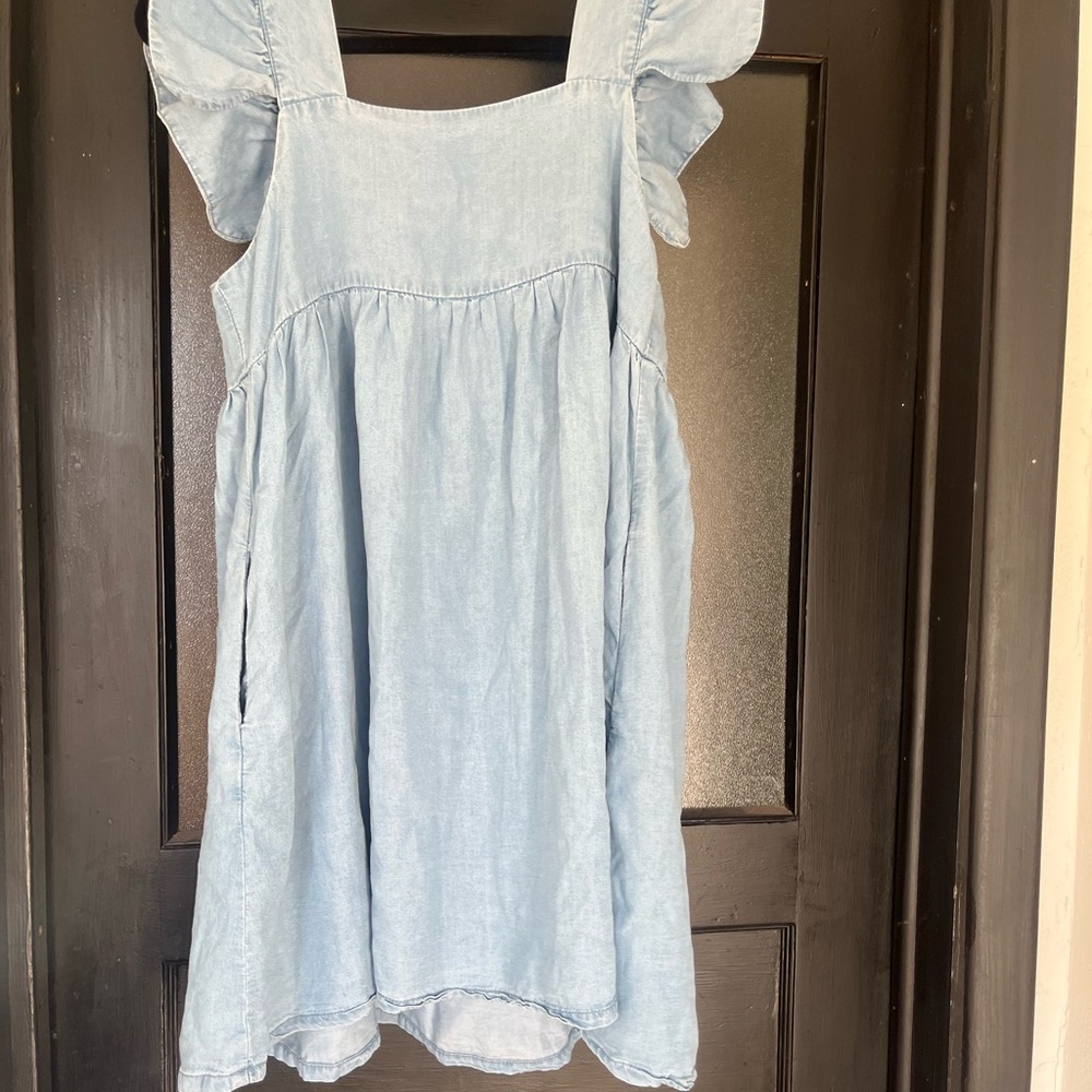 Light Demin Dress with pockets